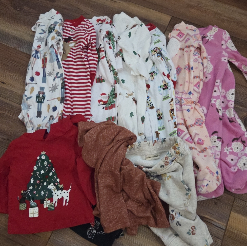 Baby Girls 0-3 Months Sleepers Winter And Christmas